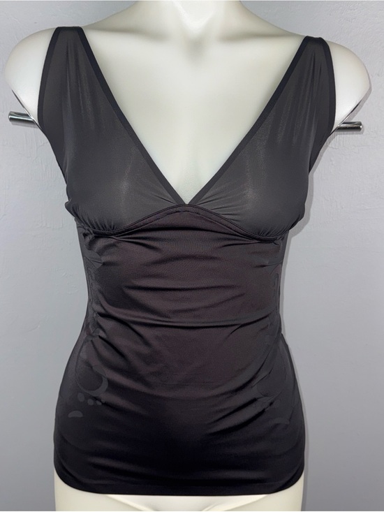 SPANX Other - Spanx Haute Contour Top Women’s XL Black Sheer Lightweight Mild Shapewear